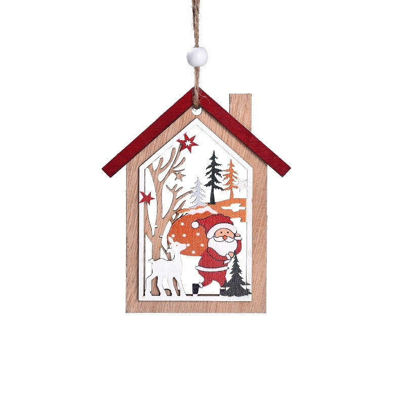 Christmas Wooden Candle Decorations
