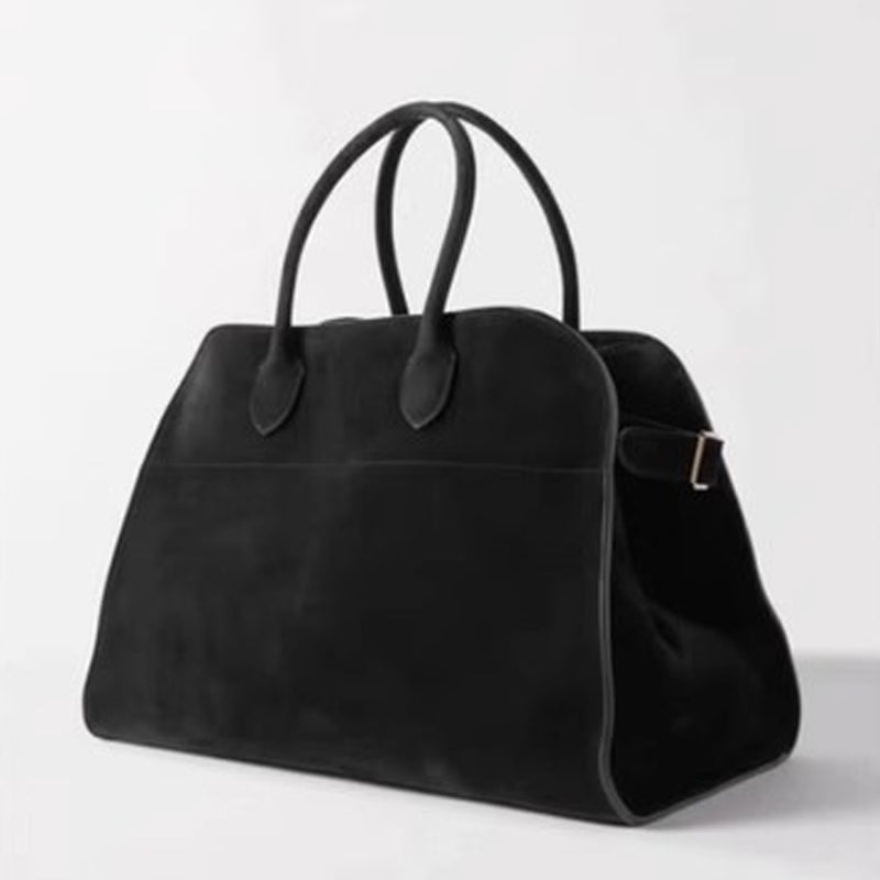 Vintage Suede Tote Large Capacity Satchel Bag