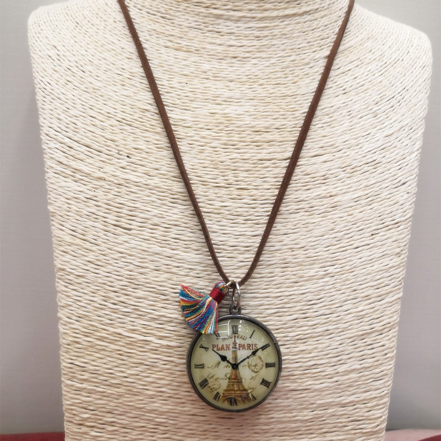 Original Retro Long Sweater Chain Fashion Joker Multi-Element Cotton And Linen Accessories Pendant Necklace