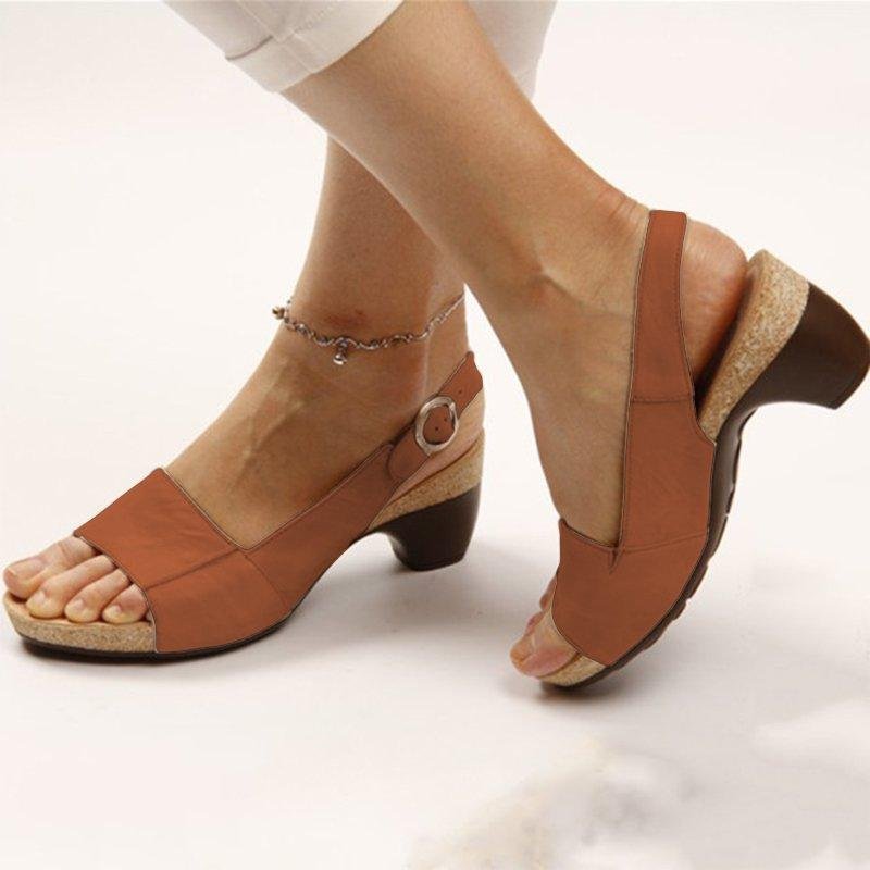 New Autumn Fishmouth Toe Beach Women'S Sandals Large Size Women'S Shoes