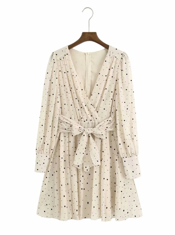 Saia Polka Dot Dress
