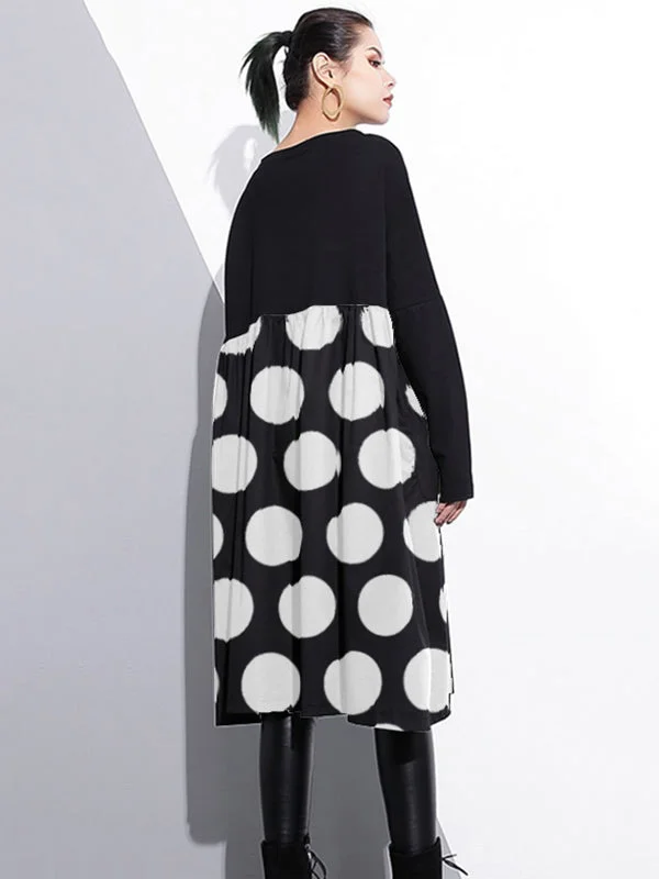 Chic Purple shift dress cotton clothing dress