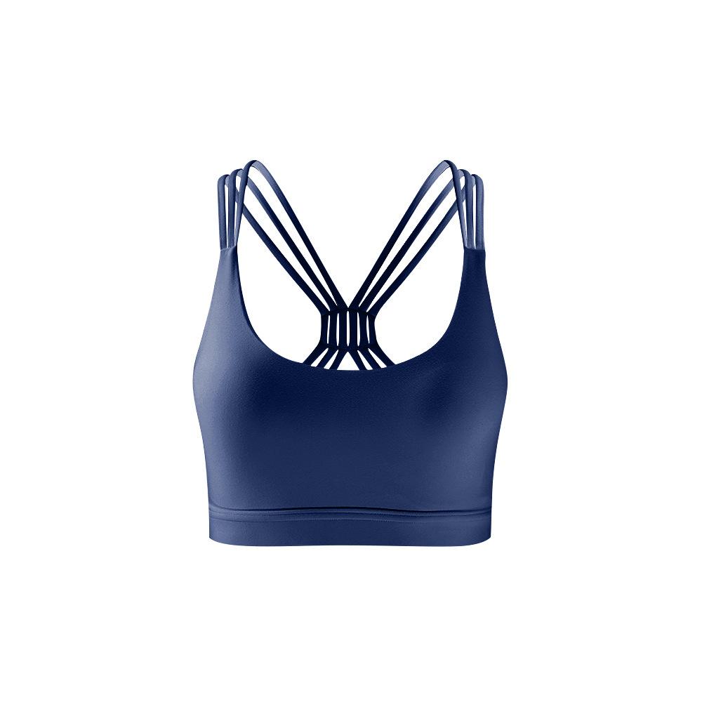 Sports Bra Women'S Suspenders Gather Without Rims. Cross-Band Beauty Back Yoga Vest