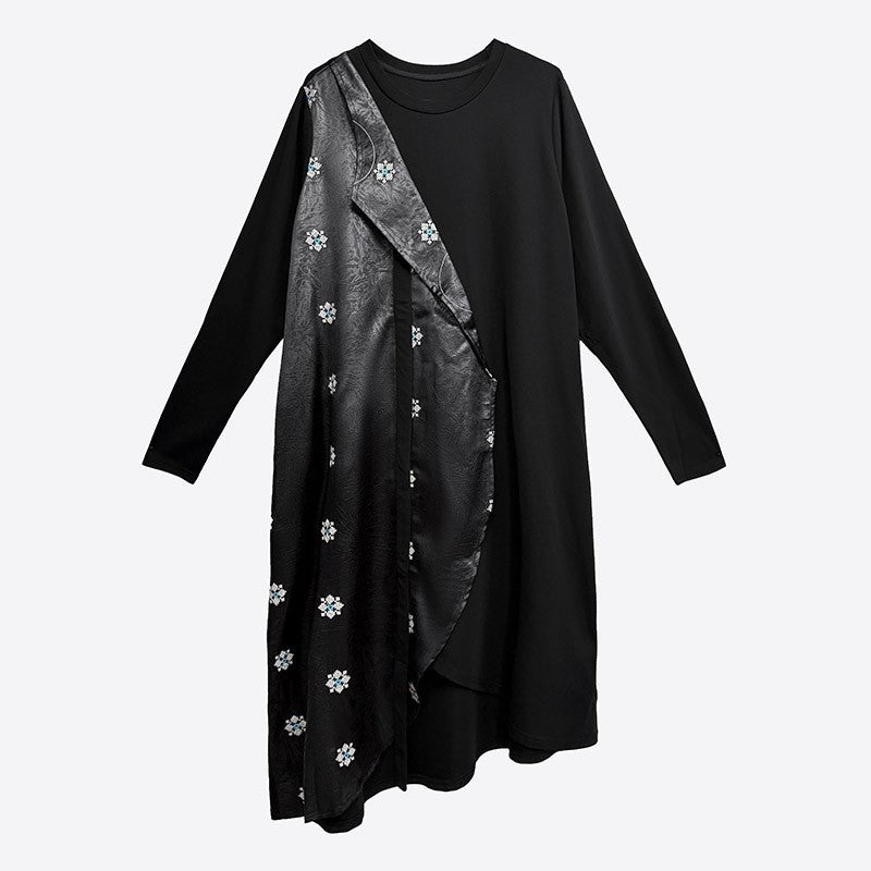 Heavy Duty Embroidered Patchwork Dress