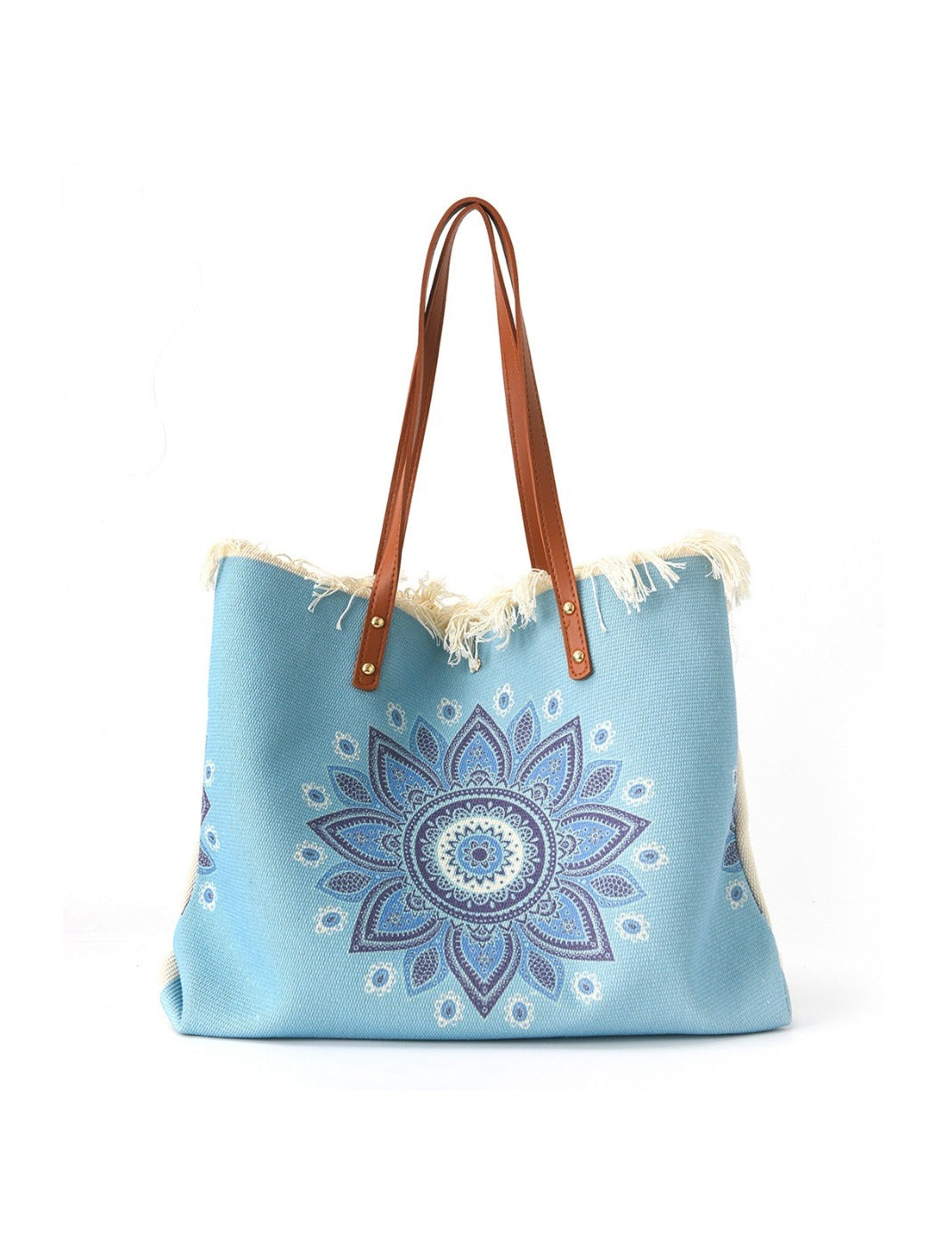 Cosbai - Boho Embroidered Large-Capacity Shoulder Bag