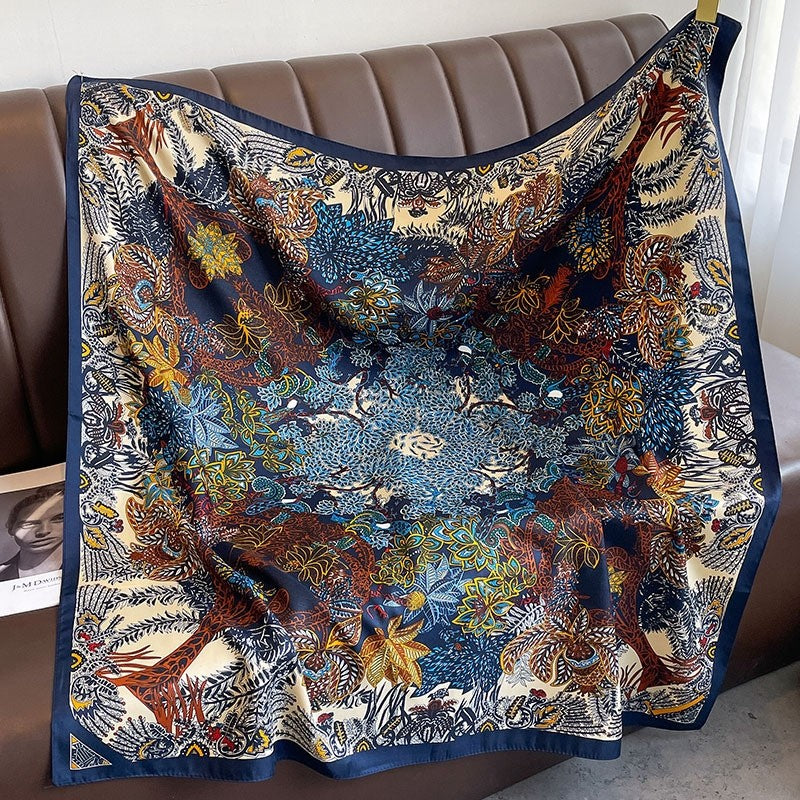 Print Fashion Square Scarf