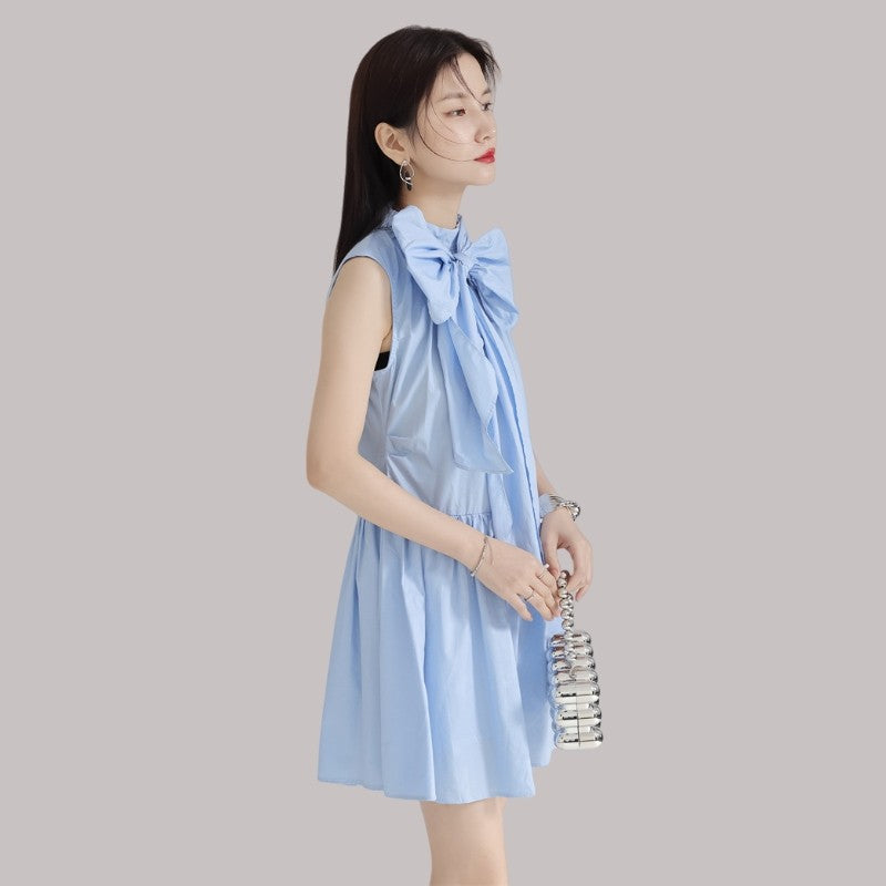 Bow Knot Short Dress