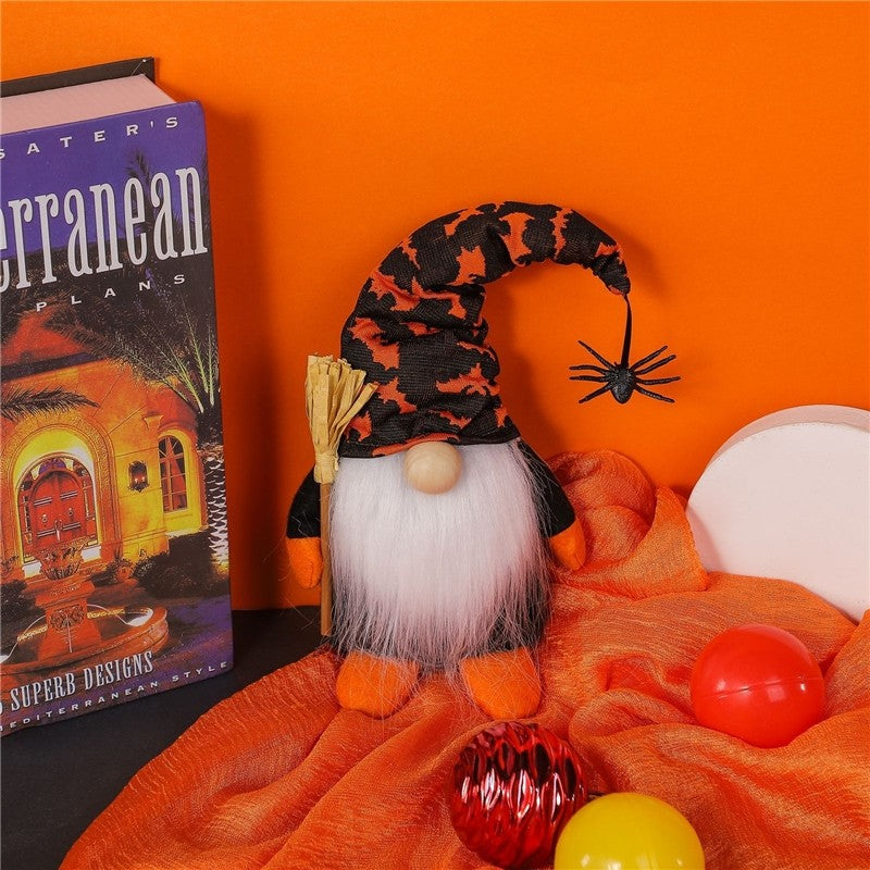 Faceless Gnome Halloween Decor