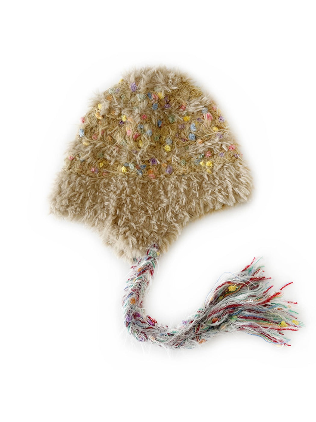 Haila - Knitted Plush Beanie with Earflap