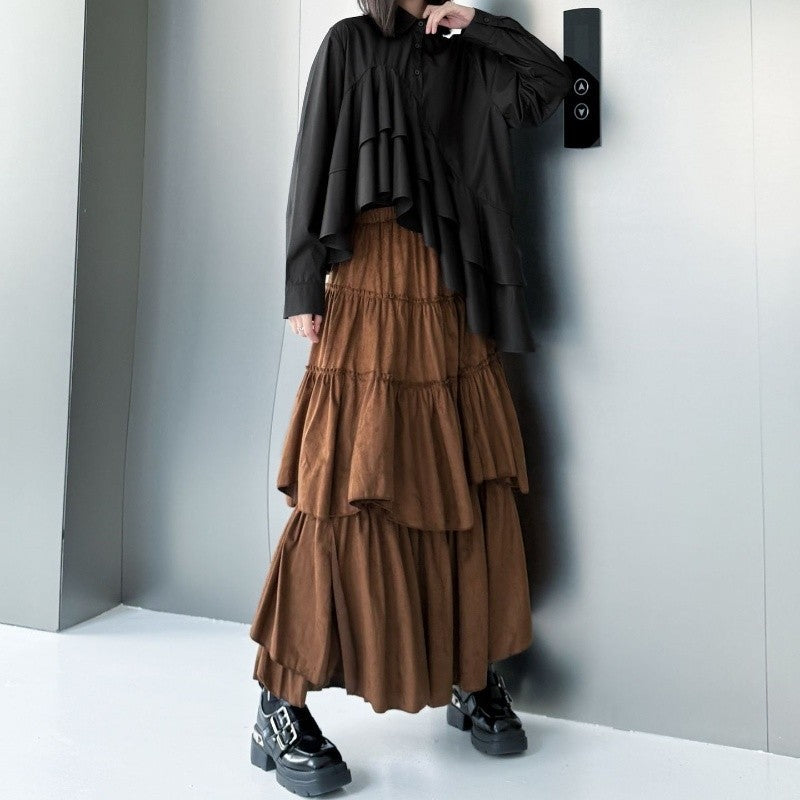 Loose Fleece Lined Cake Skirt