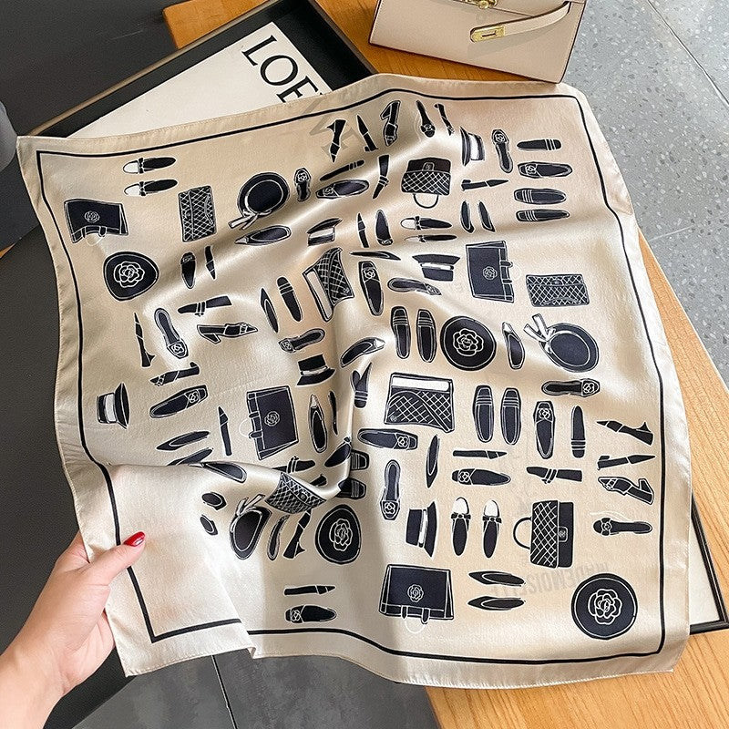 Printed Square Scarf