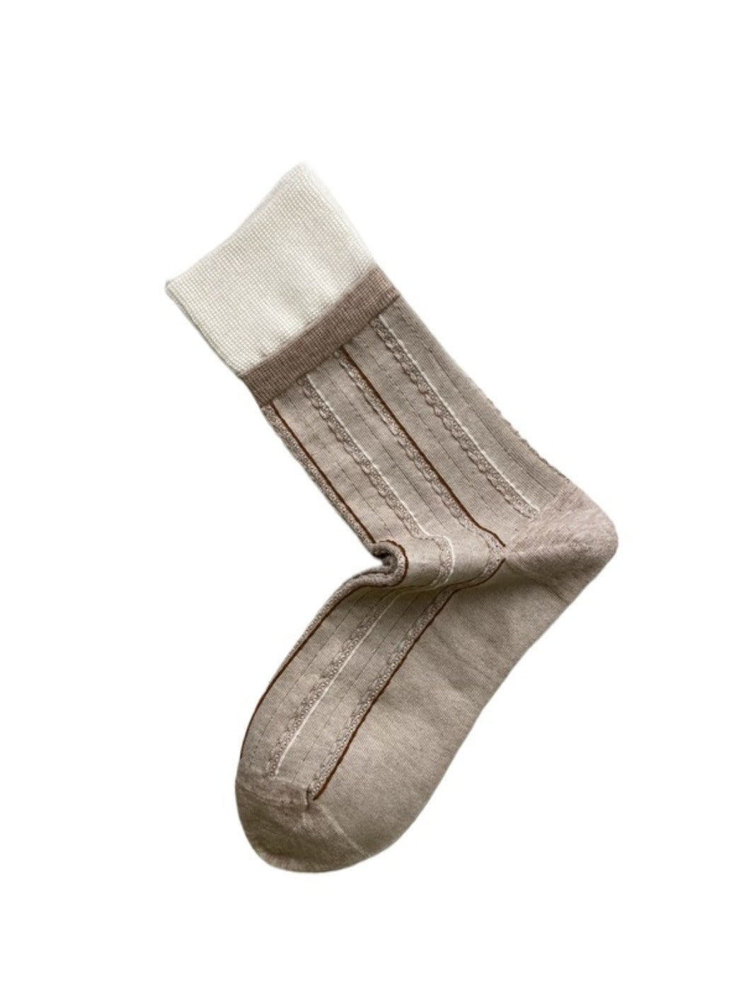 Rufia - Color-Block Mid-Calf Socks – Minimalist & Warm