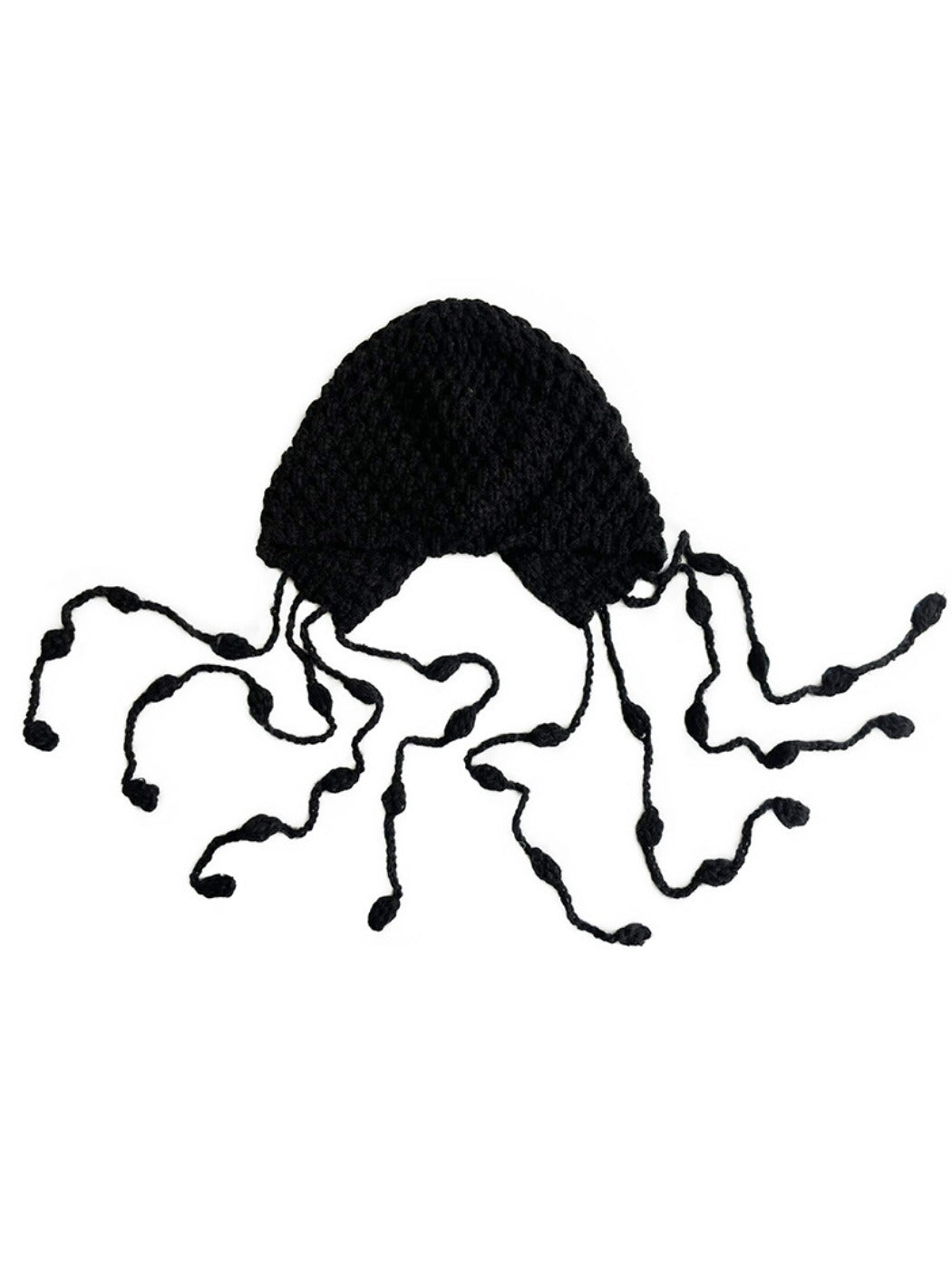 Haila - Women's Boho Knitted Beanie with Fringe and Pompom