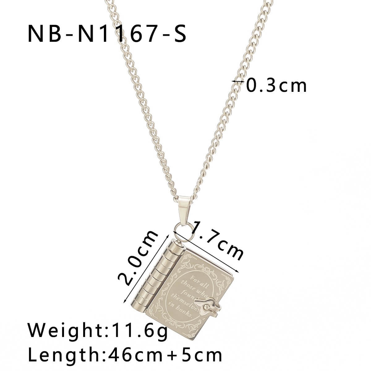 Simple Zircon Pendant Chain Necklace
