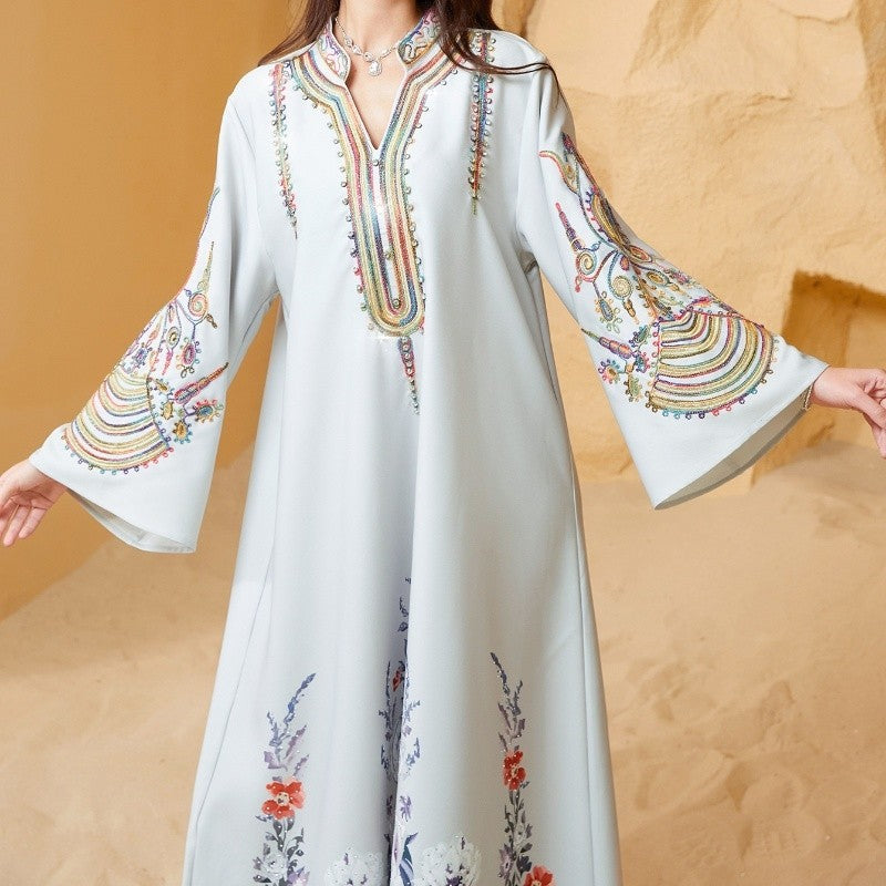 Muslim Rope Embroidered Robe