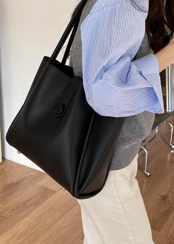 One Shoulder Commuter Tote Premium Leather