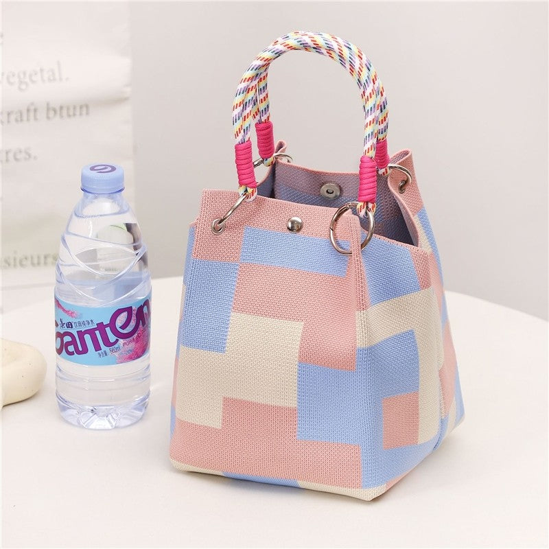 Woven Handbag Tote Shoulder Bag