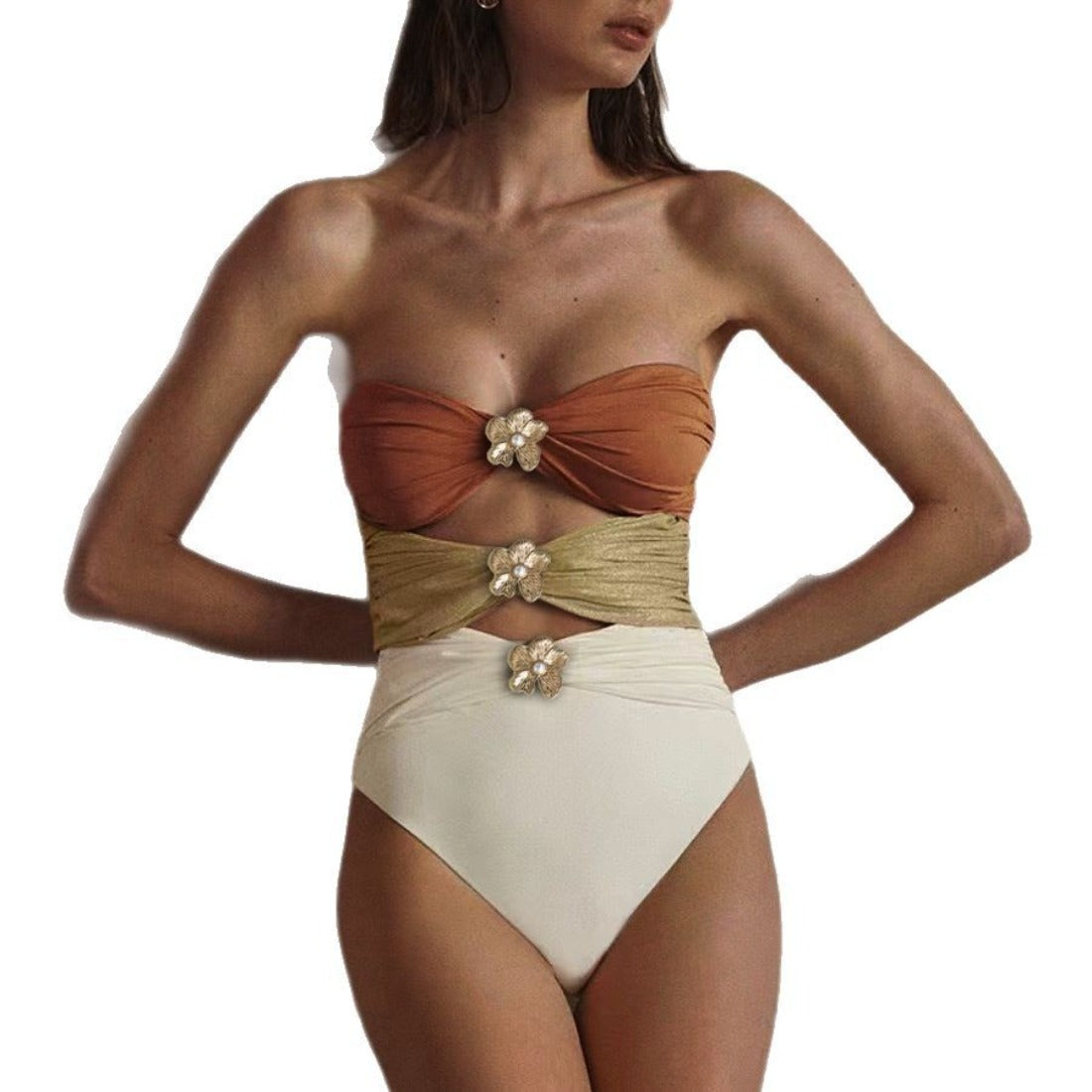 Secy - Hollow-Out One-Piece Bikini