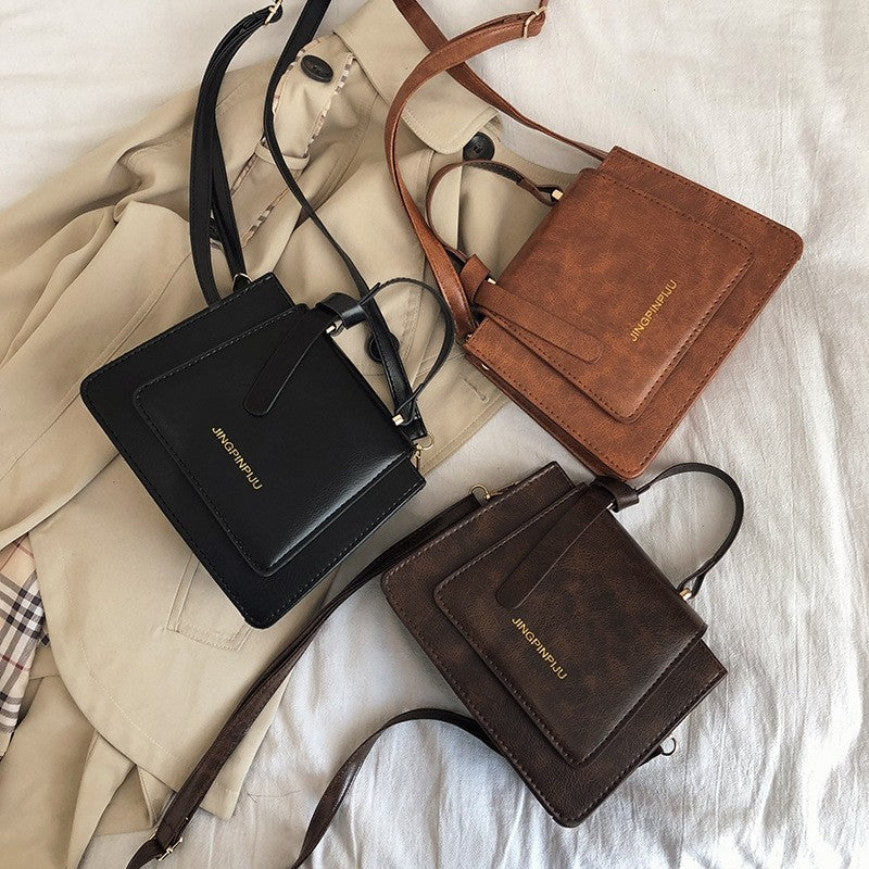 Plain Casual Wear-Resisting Sinple Square Bag