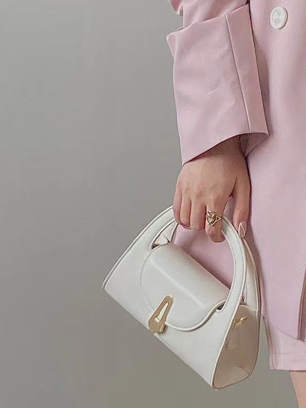 Hollow Solid Color Crossbody Bags