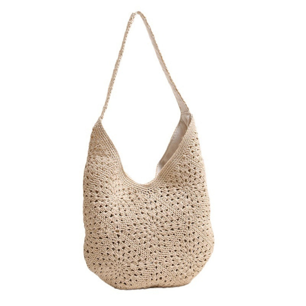 Cosbai - Boho Crochet Tote Bag - Large & Classic