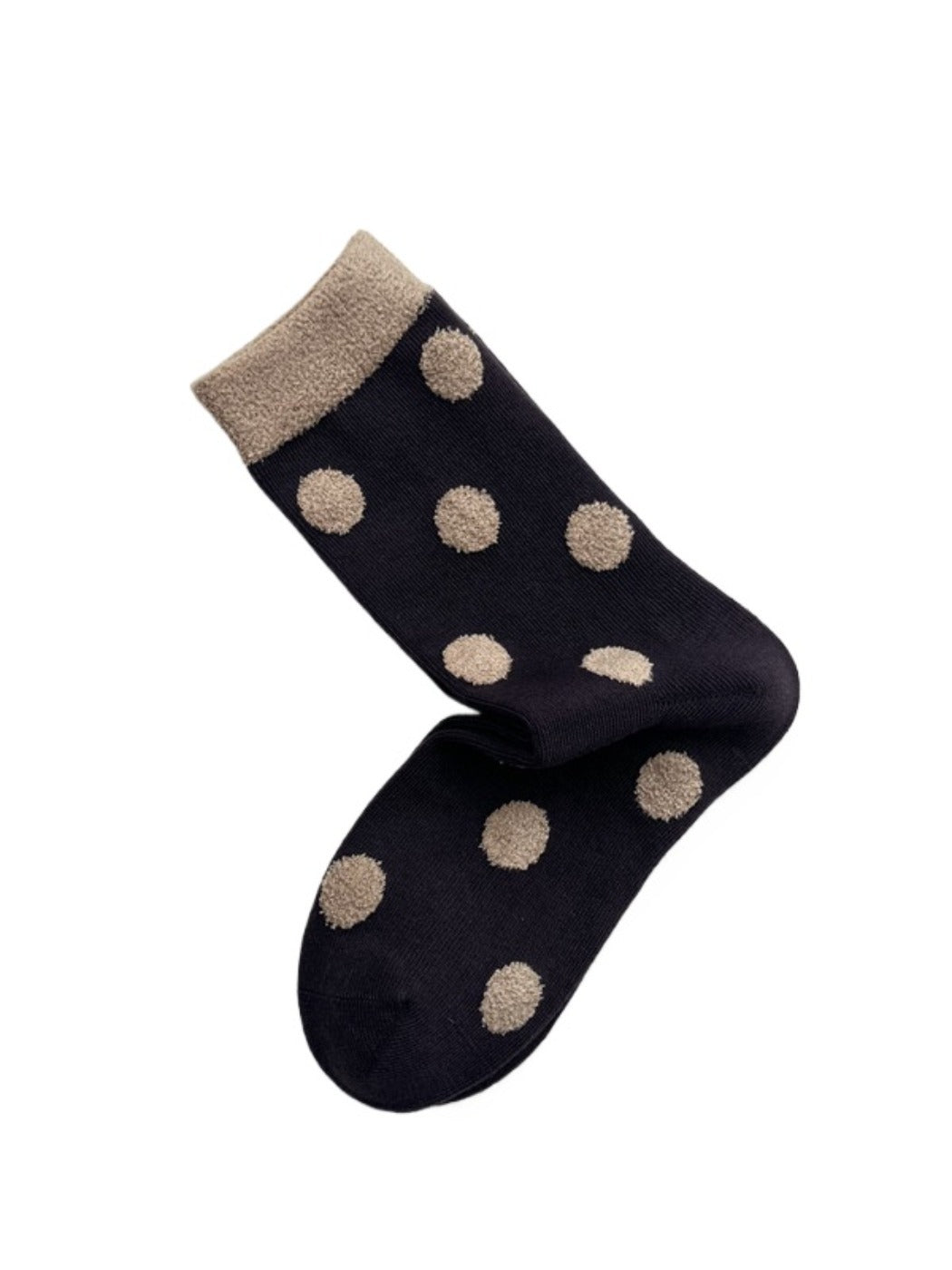 Rufia - Retro Mid-calf Socks with Polka Dot