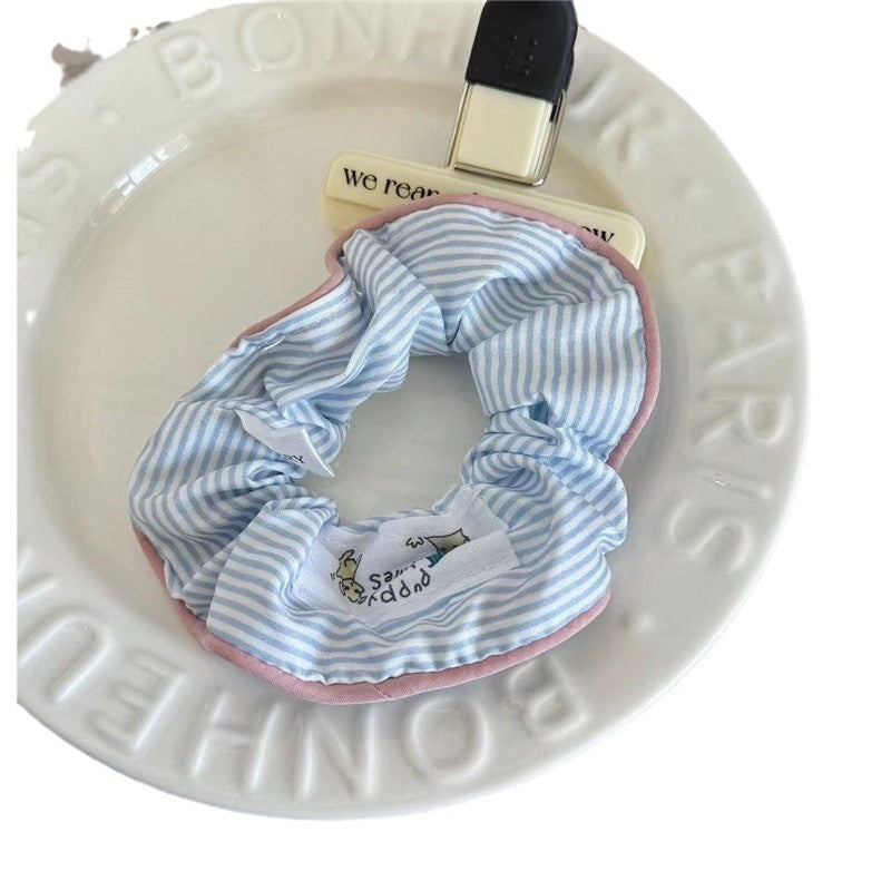 Color Block Striped Hair Tie