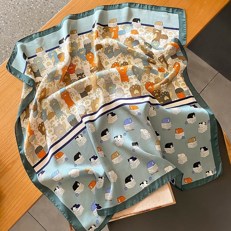 Printed Square Scarf
