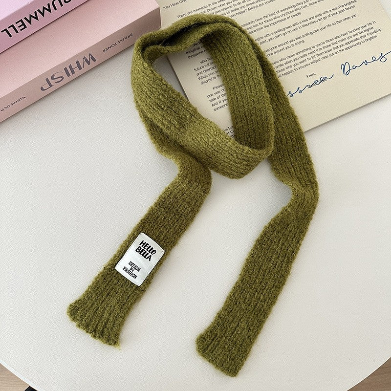 Cashmere-Like Horse Print Warm Scarf