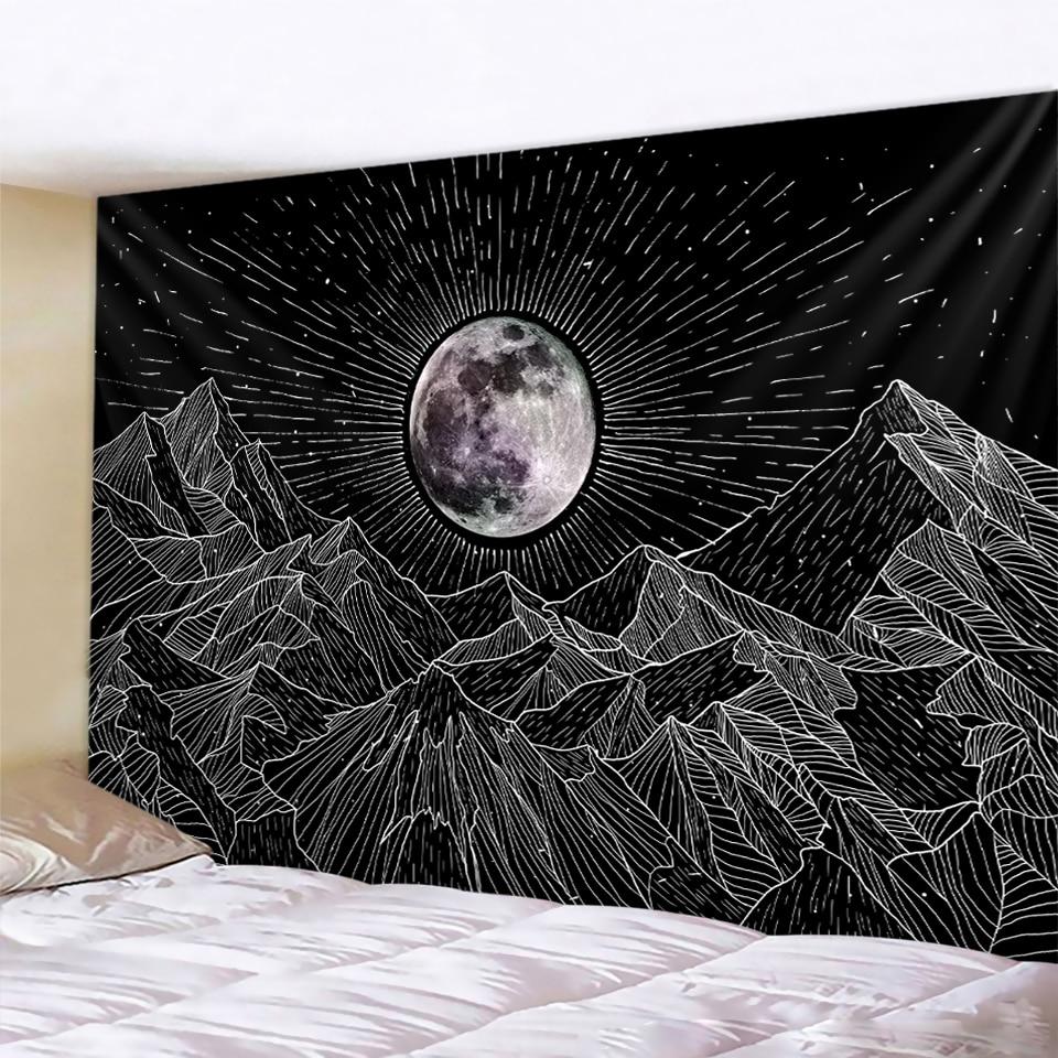 Tapestry Bohemian Decoration Wall Hanging Bedroom Psychedelic Scene Starlight Art Home Decoration