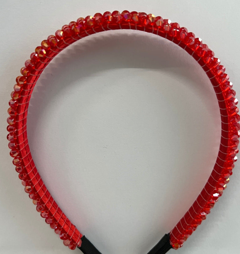 Woven Crystal Headband for Women Stylish Chic Hair Accessory
