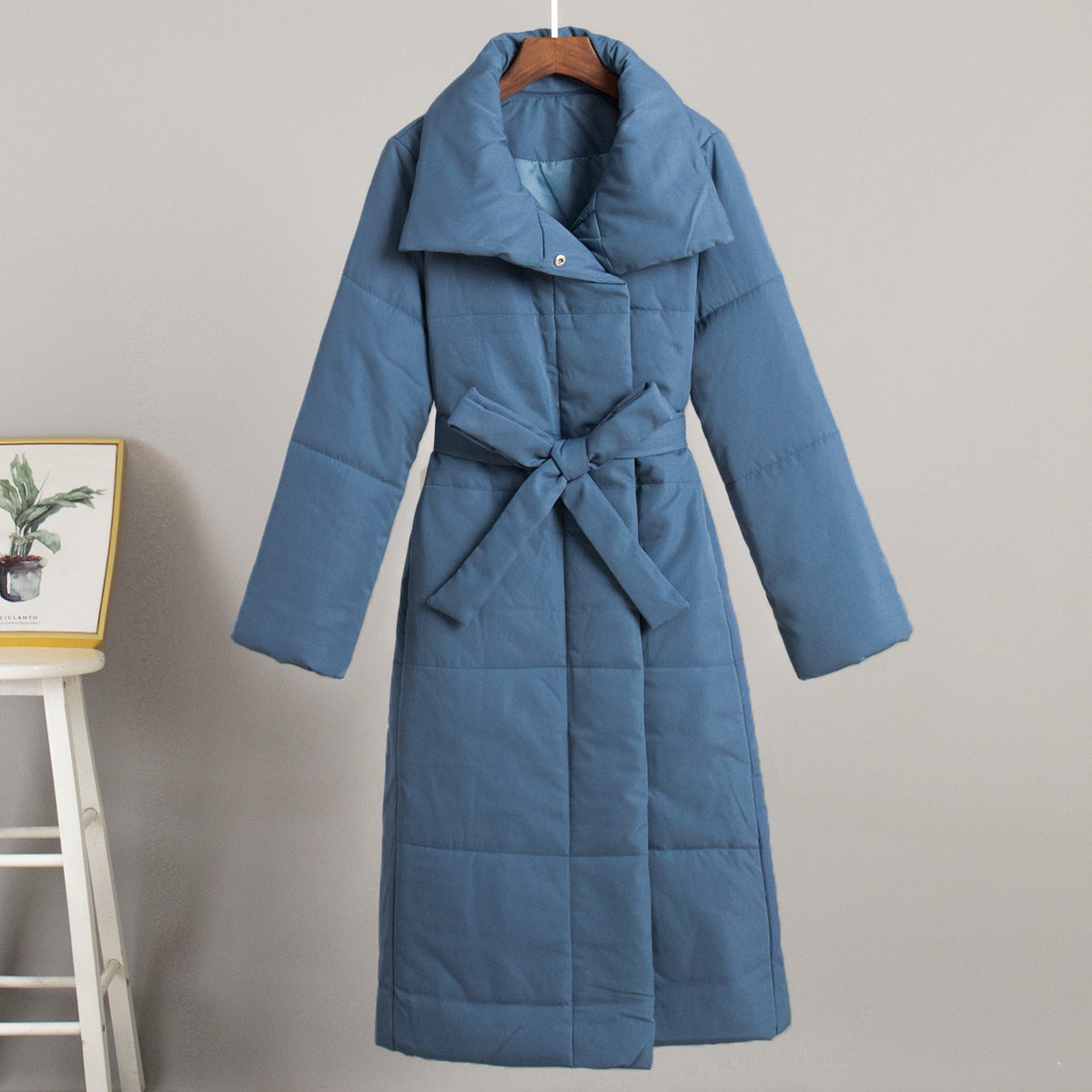 Long Padded Coat Casual Street Style