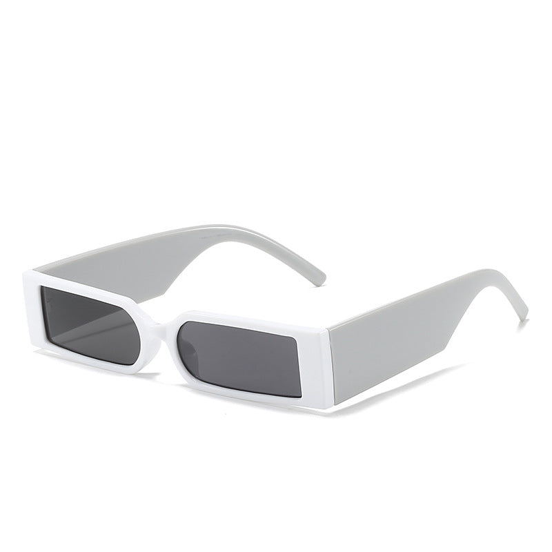 Trendy Rectangular Sunglasses for Women Fashionable Hip Hop Shades
