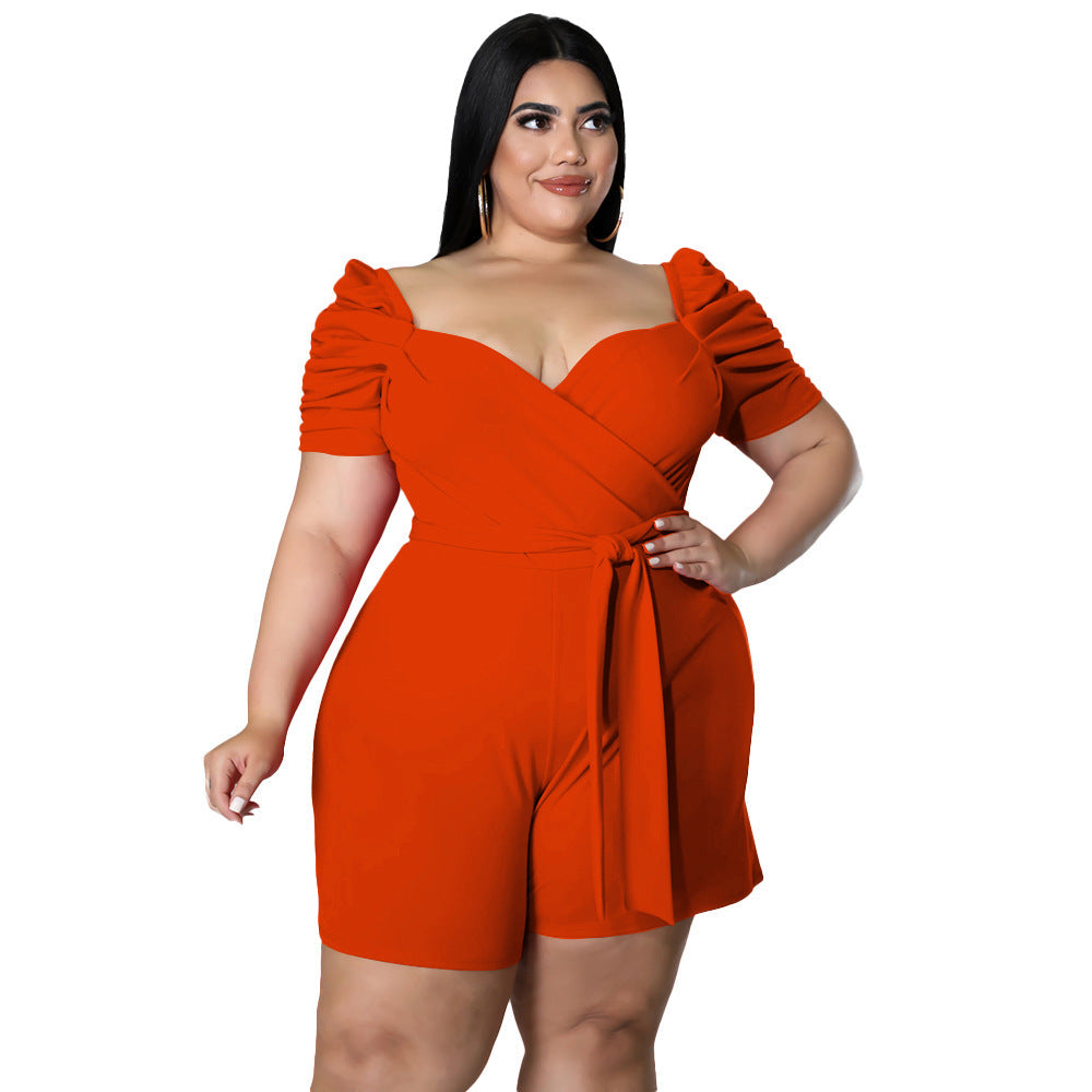 Casual Elegant Belted Jumpsuit For Women