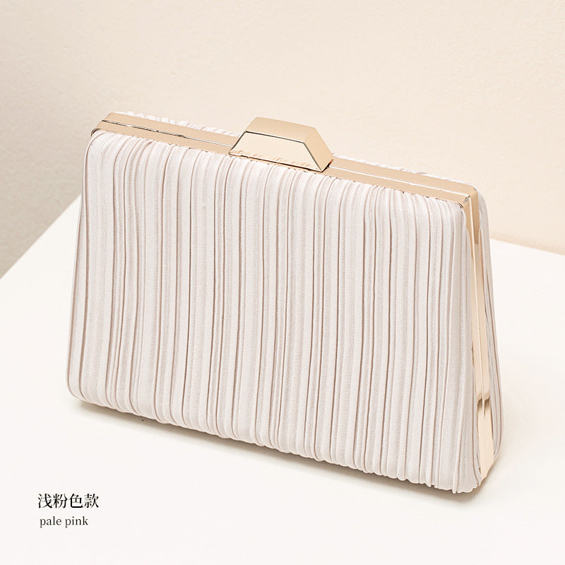 Elegant Women's Evening Crossbody Bag with Ruffled Pattern