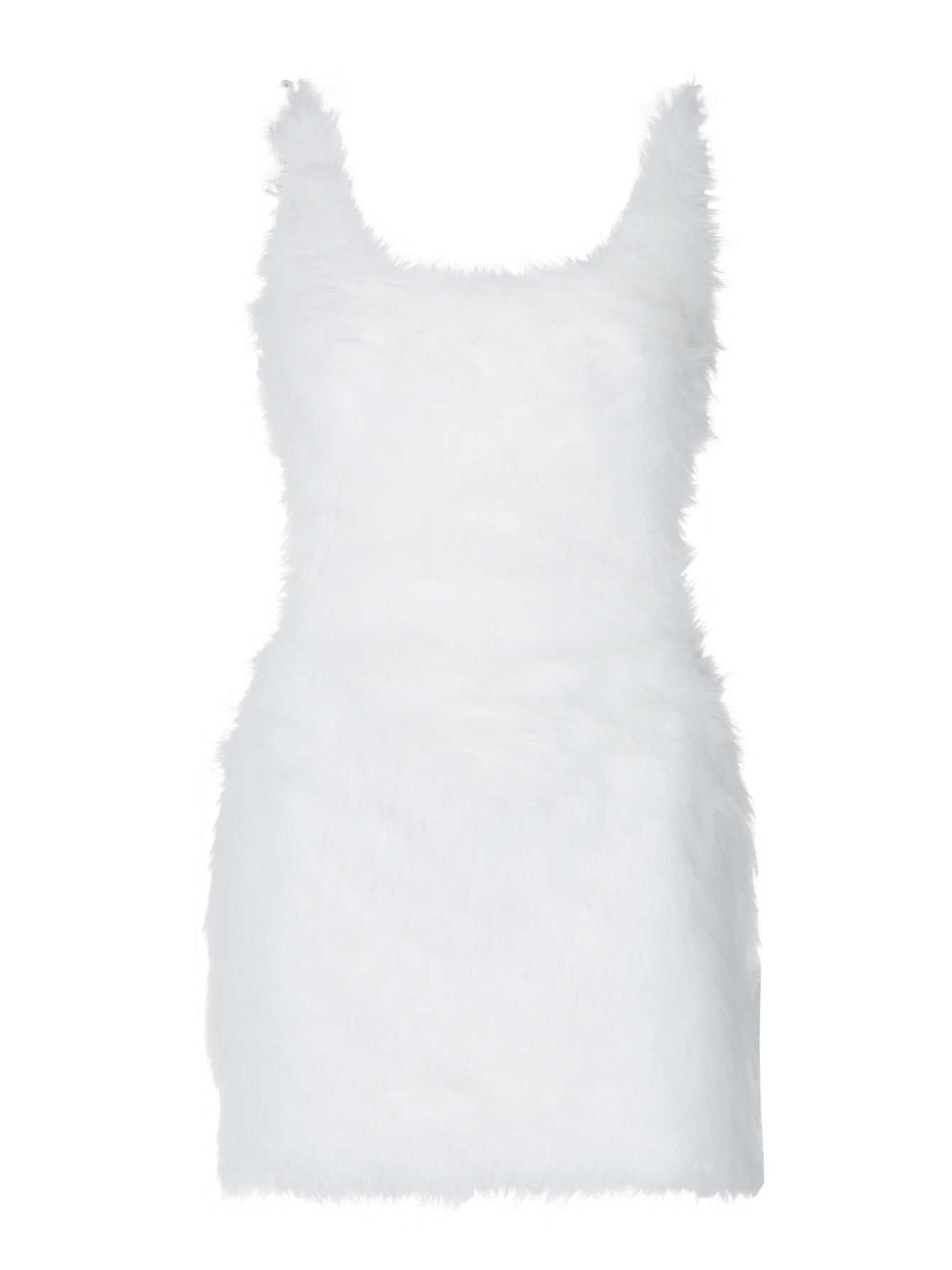 Elegant Sexy Hollow Back Zipper Bodycon Dress