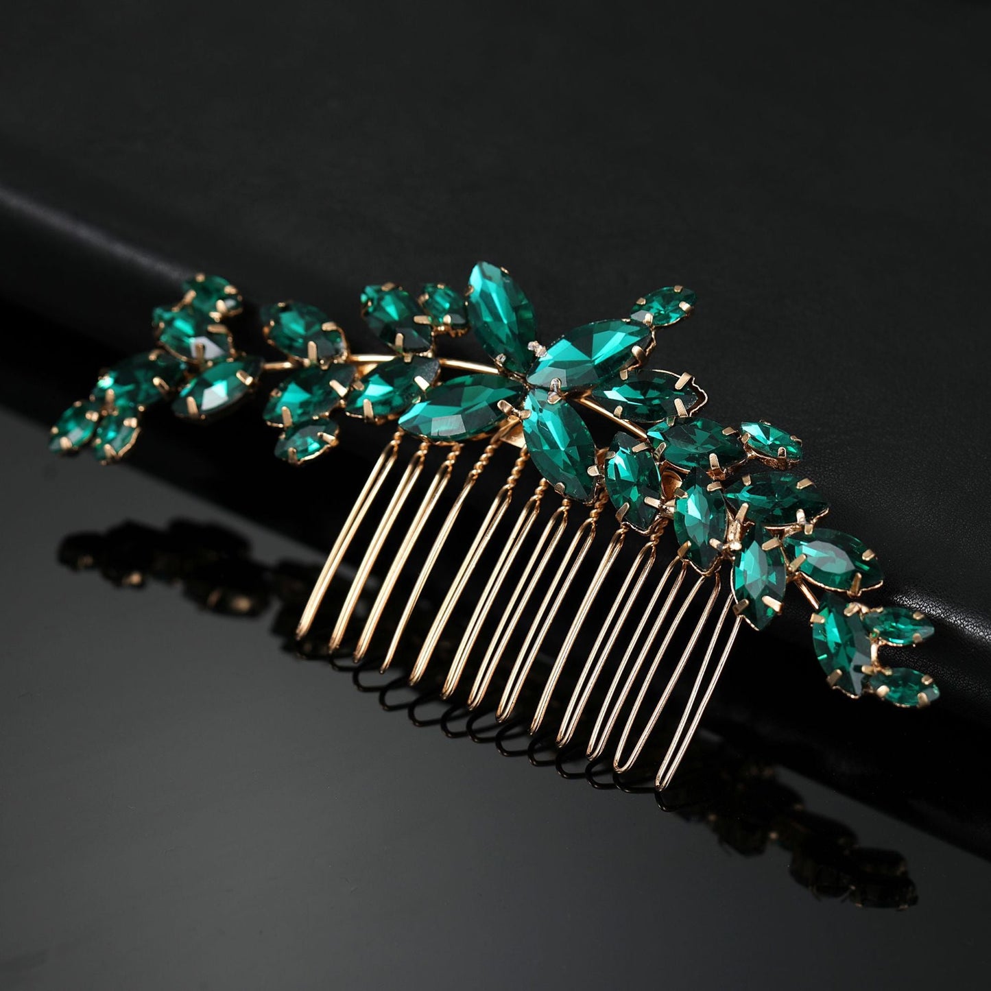 Minimalist Bridal Comb with Rhinestones Elegant Hair Accessory