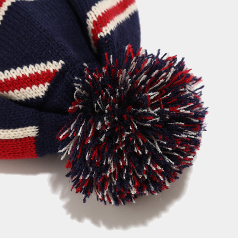 3 Pcs Winter Union Jack Scarf Hat Gloves Set