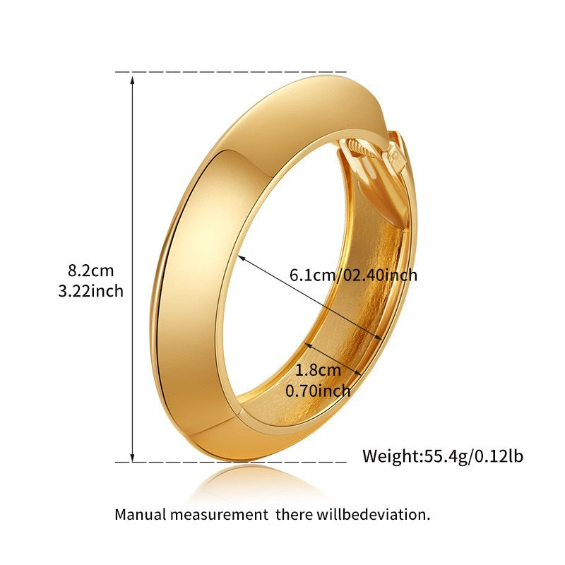Irregular Layered Smooth Acrylic Bracelets