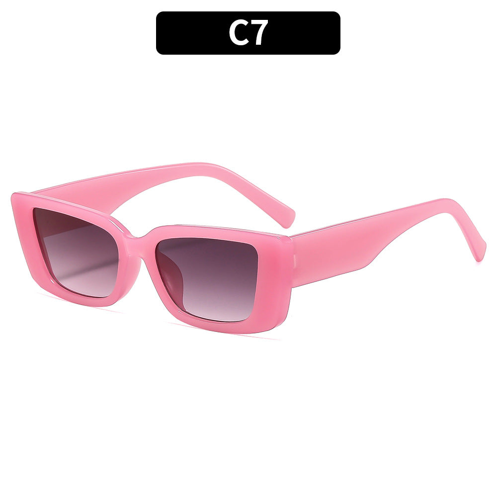 Fashionable Jelly Color Cat-Eye Sunglasses for Summer