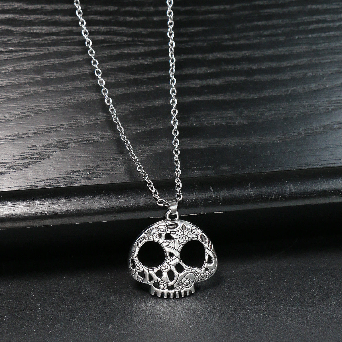 Halloween Ghost Skull Bat Pumpkin Pendant Necklace