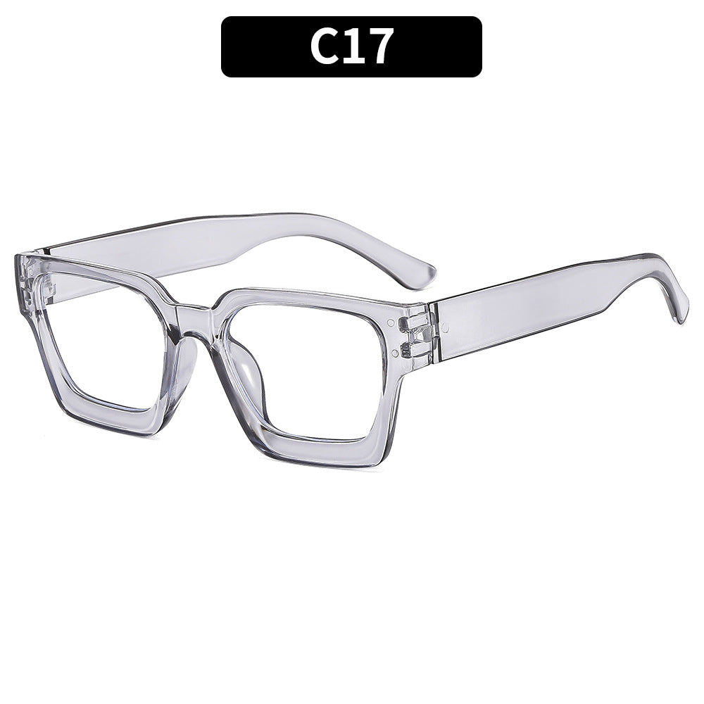 Trendy Square Multi-Color UV400 Sunglasses