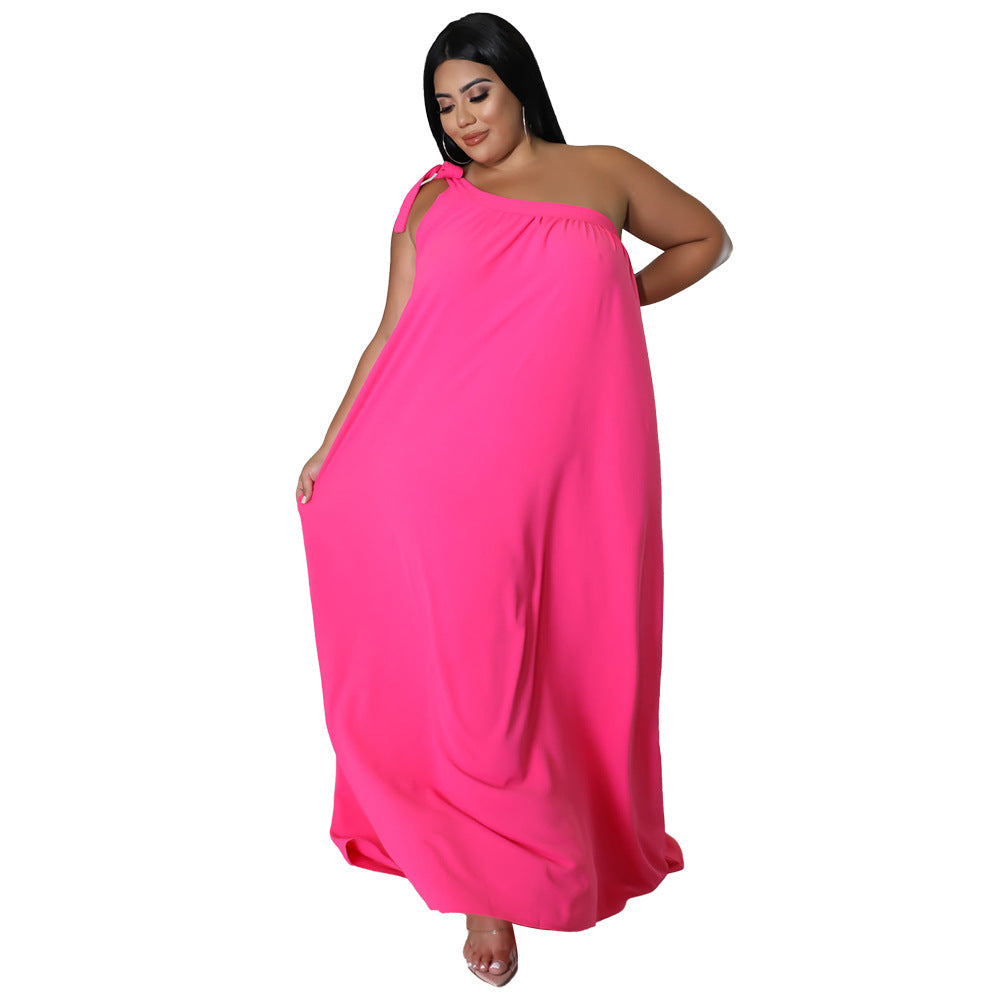 Sleeveless Backless Maxi Dress Elegant Solid Color