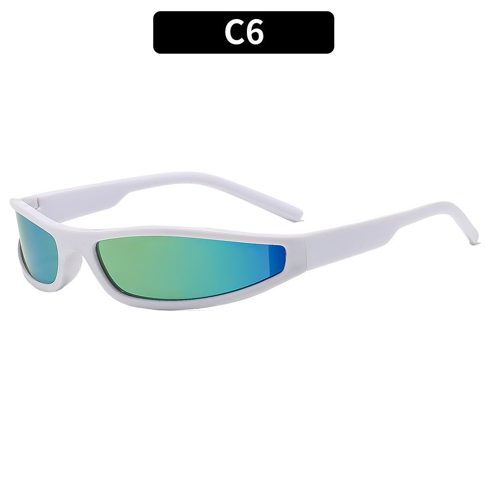 Trendy Retro Hip-Hop Small Frame Sunglasses for Outdoor