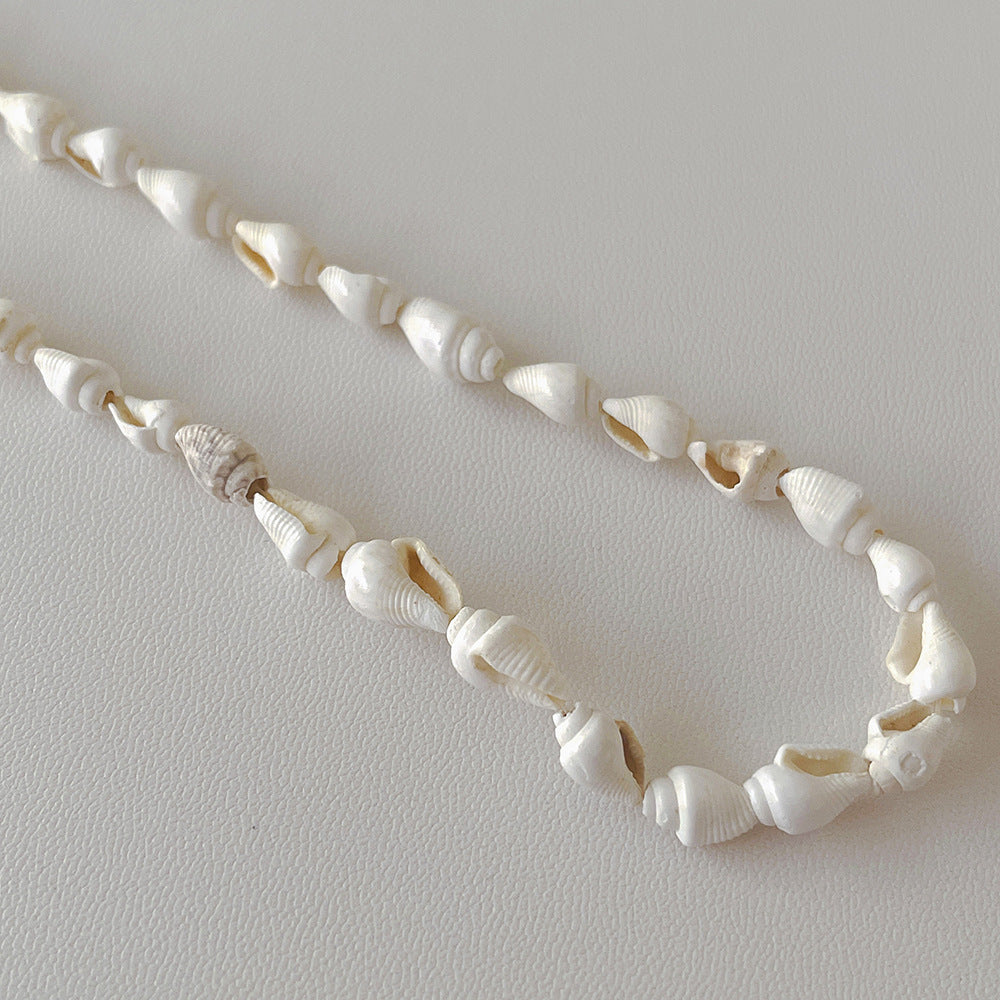 Minimalist Natural Shell Handmade Choker Necklace