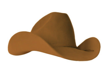Trendy Wool Felt Cowboy Hat for Men