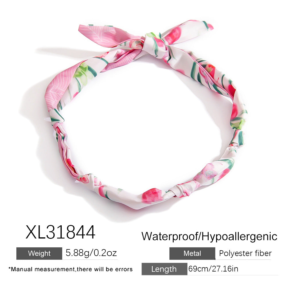 Stylish Floral Stainless Steel Necklace for Women