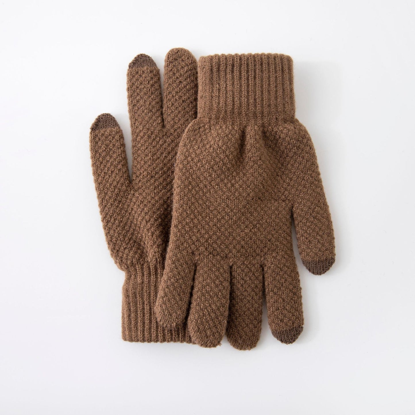 Touchscreen Winter Knitted Gloves Thicker Casual Insulated