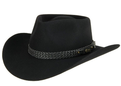 Men's Stylish Wool Fedora Hat with Bow