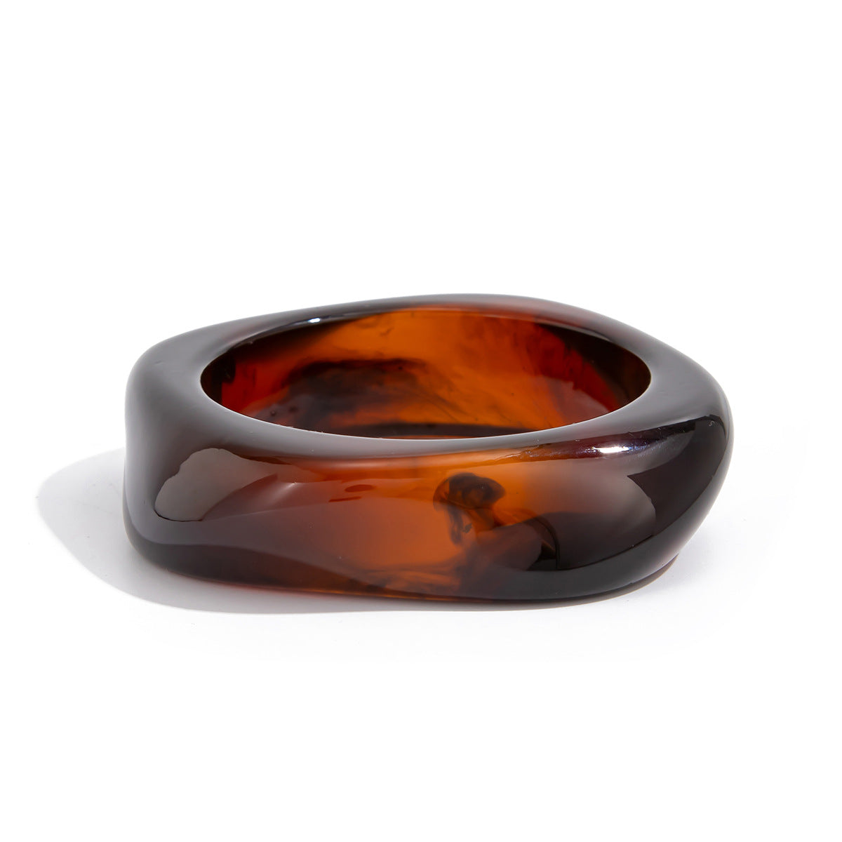 Trendy Polygon Dipped Bracelet - Fashionable Metal Snake Stripe Bangle
